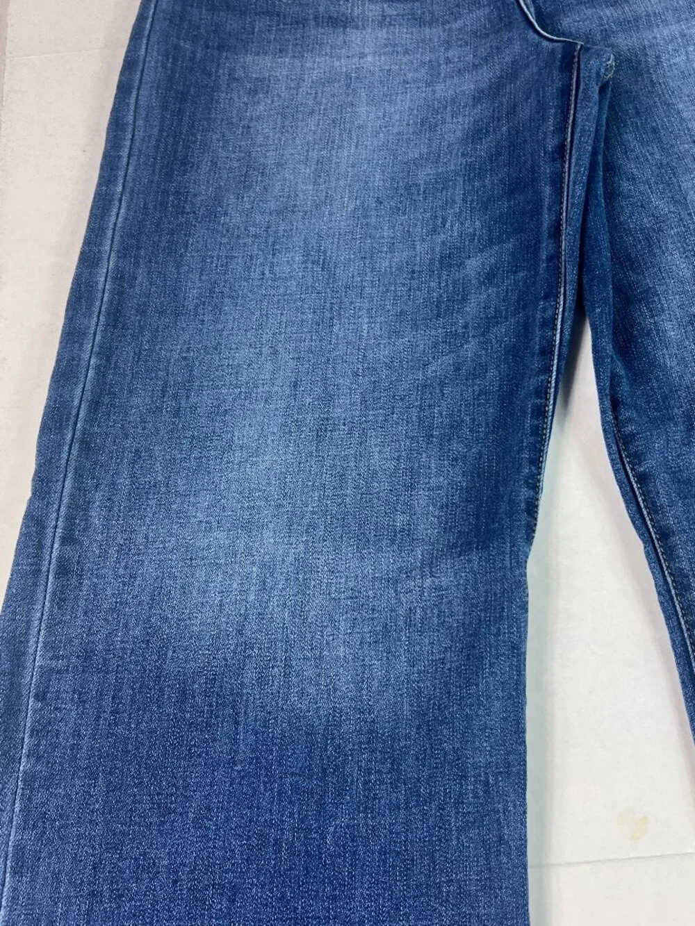 KanCan Jeans Junior's 31x31* Celine High Rise Wide Leg Blue Stretch Denim Tag 13